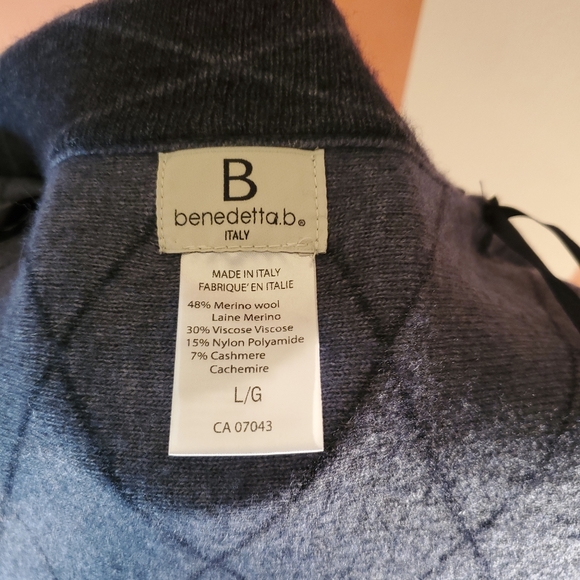 Benedetta B Made in Italy Women's Merino Wool Cardigan Sweater - Picture 7 of 9